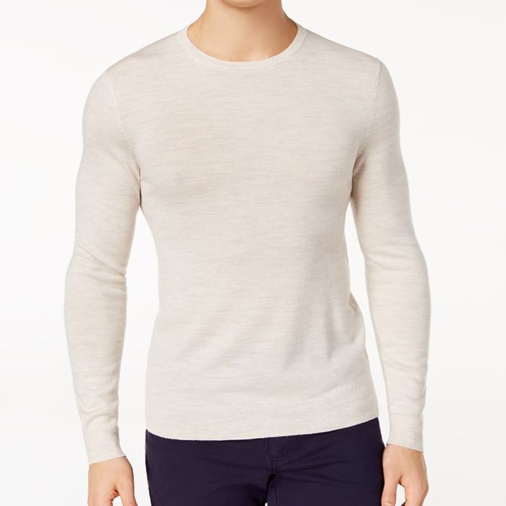 TASSO ELBA Men's Merino Wool Sweater